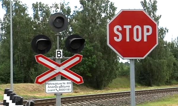 No 29.-30. oktobrim tiks slēgta dzelzceļa pārbrauktuve Mežvidi-Ilzeni